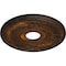 Ekena Millwork Genevieve Ceiling Medallion (Fits Canopies up to 3 1/2"), 16 1/8"OD x 3 1/2"ID x 7/8"P, Rust CM16GNRUS - alternate 4